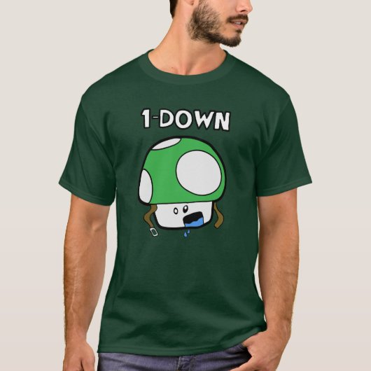 1-Down T-Shirt (Vorderseite)