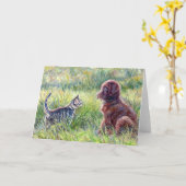 "1. Einleitungs-" leere Anmerkungs-Karte Karte (Gelbe Blume)