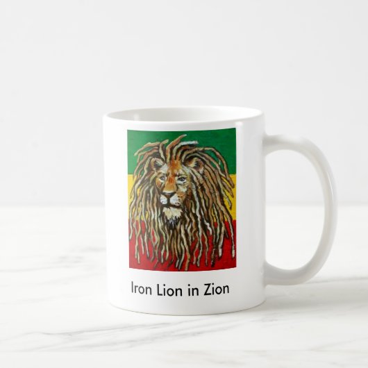 1, Eisen-Löwe in Zion Kaffeetasse (Rechts)