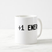 +1 Energie Kaffeetasse (VorderseiteRechts)
