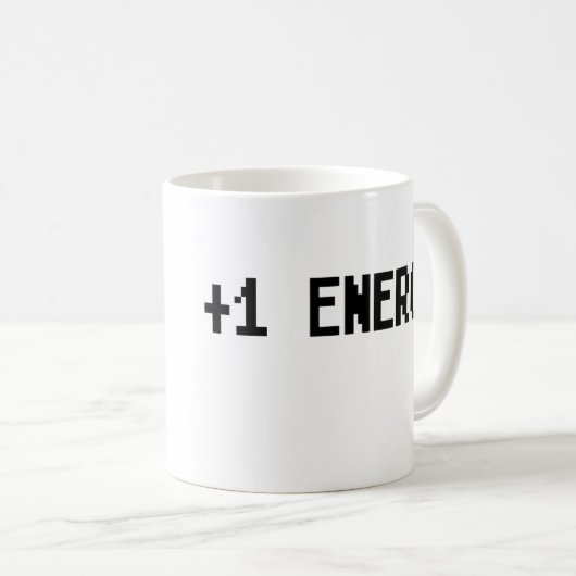 +1 Energie Kaffeetasse (VorderseiteRechts)