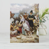 1. Erntedank Feiertagskarte (Stehend Vorderseite)