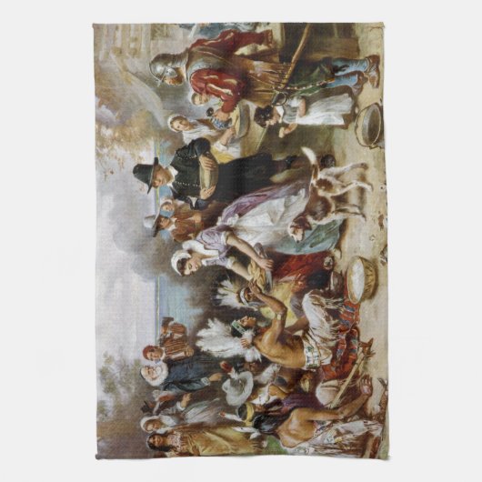 1. Erntedank Geschirrtuch (Vertikal)