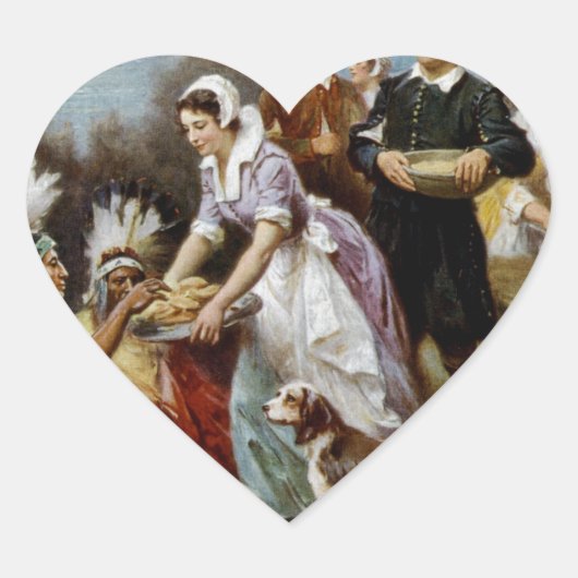 1. Erntedank Herz-Aufkleber (Vorderseite)