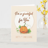 1. Erntedank Karte (Gelbe Blume)