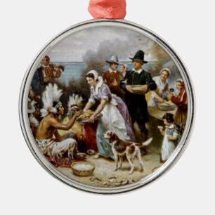 1. Erntedankfest Silbernes Ornament