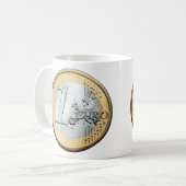 1 Euromünze Kaffeetasse (Vorderseite Links)