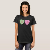 1 Fan 4 Ever Happy Valentines Day Conversation Hea T-Shirt (Vorne ganz)