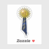 #1 Father's Ribbon Aufkleber (Blatt)