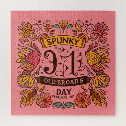 1. Februar - Spunky Old Broads Day Puzzle (Vertikal)