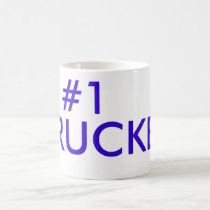 #1, FERNLASTFAHRER KAFFEETASSE