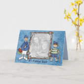 #1 Fishing Dad Karte (Gelbe Blume)