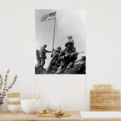 1. Flag auf Iwo Jima Poster (Küche)