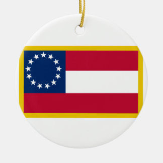 1. Flagge der Konföderierten Keramik Ornament
