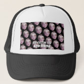 1 Floating Head Foto Halb Drop Muster schwarz hinz Truckerkappe (Vorderseite)