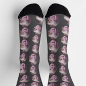 1 Floating Head Foto hinzufügen - Random Muster gr Socken (Oben)