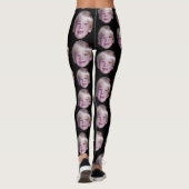 1 Floating Head Foto hinzufügen - Random Muster sc Leggings (Rückseite)