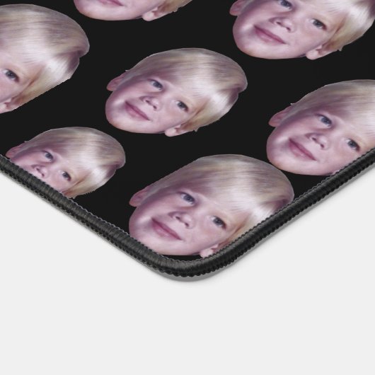 1 Floating Head Foto hinzufügen - Random Muster sc Schreibtischunterlage (Ecke)