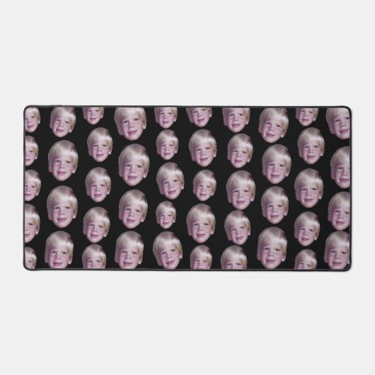 1 Floating Head Foto hinzufügen - Random Muster sc Schreibtischunterlage (Vorderseite)