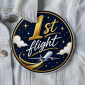 1. Flug Flugzeug Button (Beispiel)
