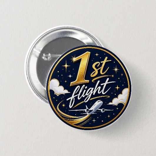 1. Flug Flugzeug  Button (Vorne & Hinten)