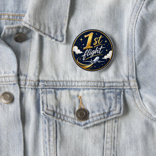 1. Flug Flugzeug Button