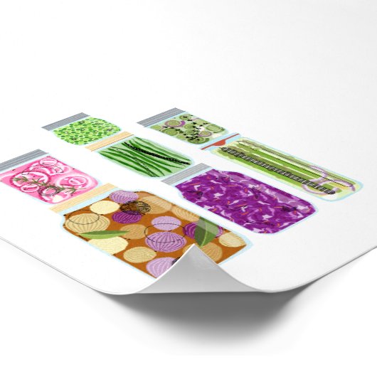 #1 Food Canning Jars Poster (Ecke)