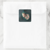 1 Foto Baby Birth Announction Sticker (Tasche)