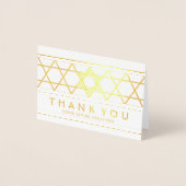 1 Foto Bar Mitzvah Vielen Dank, dass Sie den Star Folienkarte (Vorderseite)