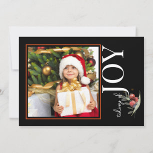 1 FOTO CHRISTMAS CARD - Freuen Sie sich auf Berrie Feiertagskarte