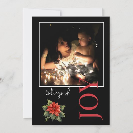 1 FOTO CHRISTMAS KARTE Tips zur Freude (Vorderseite)