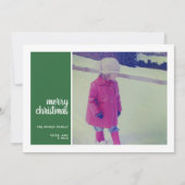 1 Foto Collage Minimal Weihnachten Weihnachten rot (Vorderseite)