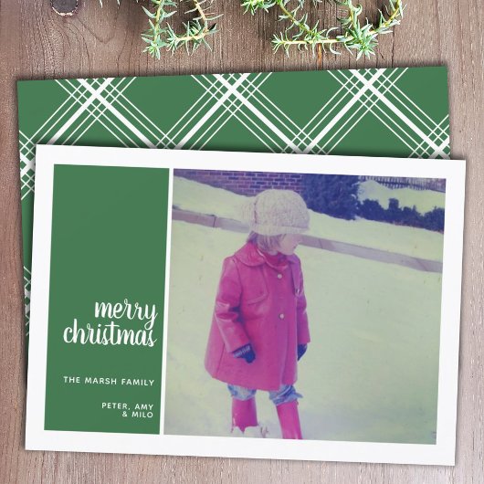 1 Foto Collage Minimal Weihnachten Weihnachten rot