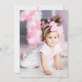 1. Foto der Prinzessin Einladung (Rückseite)