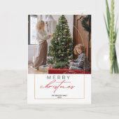 1 Foto Frohe Weihnachten Personalisierte Weihnacht (Vorderseite)