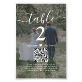 1 Foto für Framing Wedding QR Tischnummer (Vorne)