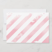 1. FOTO GEBURTSTAG PARTY INVITE Gold Glitzer Rosa Einladung (Rückseite)