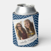 1 Foto - Hipster Square Instagram Friend Foto Dosenkühler (Kanne Vorderseite)