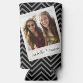 1 Foto - Hipster Square Instagram Friend Foto Selters Dosenkühler (Vorderseite)