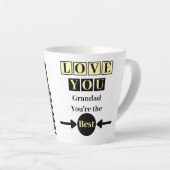 1 Foto ich liebe dich Opa gelb Milchtasse (Rechte Ecke)