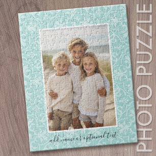 1 Foto mit Baumuster und Text Puzzle
