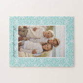 1 Foto mit Baumuster und Text Puzzle (Horizontal)