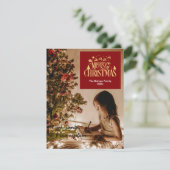 1 Foto Moderne frohe Weihnachtsliebe Weihnachten (Stehend Vorderseite)