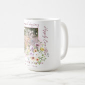 1 Foto Neuauflage 1. Verheirateter Weihnachtsrosa  Kaffeetasse (VorderseiteRechts)