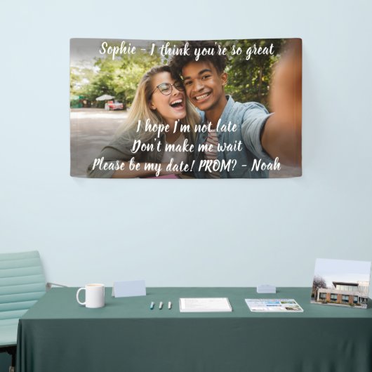 1 Foto Prom oder HOCO Vorschlag Niedlicher Vorschl Banner (Messeveranstaltung)