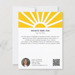 1   Foto QR Sunrise Minimalistisch Business Info C Einladung