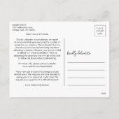 1 Foto reduziert Hochzeit Neujahr Änderung der Plä Feiertagspostkarte (Rückseite)