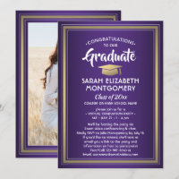 1 Foto Virtual Graduation Party Lila Gold White