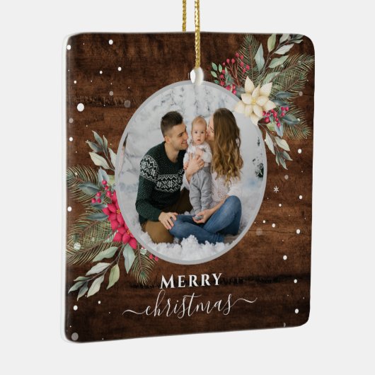 1 Foto Weihnachtsschmuck Vintag Holz (Rechts)