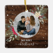 1 Foto Weihnachtsschmuck Vintag Holz (Vorderseite)